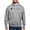 Graphite Gray, variant on - Delta Chi Black And Red Fraternity Logo Sweatshirt - Pullover Hoodie, Hooded Sweatshirt