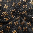 thumbnail image 2 of Erosebridal Gold Leopard Bow Fabric by the Yard 1 Yard, Cheetah Print Ribbon Home Decor Fabric by the Yard, 2 of 7