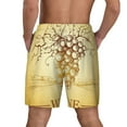 thumbnail image 4 of Gaeub Bunch of Grapes Mens Swim Trunks Stretch Beach Shorts Quick Dry for Men Swim Shorts Swimwear with Pockets- XX-Large, 4 of 9