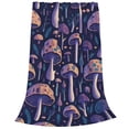 thumbnail image 2 of Fotbe Floral Hippie Mushrooms Manta de Franela Acolchonada con Estampado, Súper Suave y Esponjosa, Extra Grande para Sofá, Cama, Uso Todo el Año-60"x50", 2 of 7