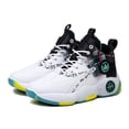 thumbnail image 3 of AUDeals Youth Basketball Shoes, High Top Sneakers with Anti Slip Cushioning, Breathable Indoor and Outdoor Sports Trainers, 3 of 9