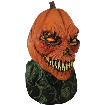 Possessed Pumpkin Mask Adult Halloween Accessory