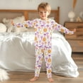 thumbnail image 6 of joogoo Cute Mushroom Flower 2 Piece Long Sleeve Tee and Pants Cotton Pajama Set 8Y, 6 of 7