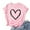 Pink summer tops, variant on Wycnly Womens Fashion Summer Tshirts Cute Tops for Women Fashion Heart Graphics Print Basic Fit Tees Summer Round Neck Short Sleeve Valentines Shirt Blouses