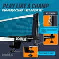 JOOLA Avanti Table Tennis Net and Post Set, Black
