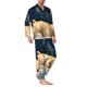 thumbnail image 2 of Balery Starry Sky Sleep White Bear Pijama para Hombre de Dos Piezas con Manga Larga, Conjunto de Dormir y Descanso Suave con Bolsillos-Large, 2 of 7
