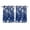 Navy Blue, variant on Navy Blue Coastal Kitchen Curtains 96 Inch Length, Starfish Coral Ocean Conch Sea Nautical Grommet Top Bedroom Living Room Curtains, Light Filtering Cafe Curtain Drapes 2 Panels Set 104''x96''