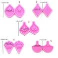 thumbnail image 3 of LICEWO 1PC Jewelry Silicone Mold Heart Star Flower Jewelry Making Tool Earring Molds, 3 of 13