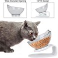 thumbnail image 2 of Comedero doble para gatos, comedero para mascotas con soporte elevado, comedero perfecto para gatos., 2 of 3