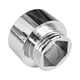 thumbnail image 3 of D&D Reductor de Rosca Hembra de 3/4" a Macho de 1/2" en Cromo - Adaptador Cromado para Reducir a 1/2" para Mangueras de Ducha Hecho de Latón de Alta Calidad, 3 of 5