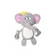 thumbnail image 1 of Juguete interactivo y chirriante para mascotas, de nailon, con diseño de piña, forro polar y cuerda de papel crujiente, para perros pequeños, con formas de elefante, tigre y pollito, 1 of 5