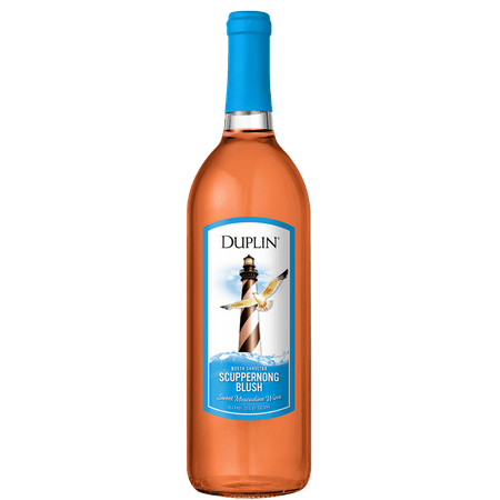Duplin Wine Scuppernong Blush Sweet Muscadine Wine, North Carolina, 750 ml Glass Bottle, 12% ABV