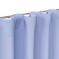 thumbnail image 4 of Mainstays Kids Spring Periwinkle Light Purple Solid Blackout Rod Pocket with Back Tabs Curtain Panel Pair, Set of 2, 30" W x 95" L, 4 of 6