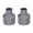 Grey, variant on Uxcell DWV Reducing Coupling Schedule 40 3/4-inch x 1-inch Socket Gray 2Pcs