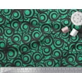 thumbnail image 3 of Soimoi Green Silk Fabric Scroll Abstract Print Sewing Fabric Yard 42 Inch Wide, 3 of 3