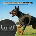 thumbnail image 6 of PcEoTllar No Pull Dog Harness for Small Dogs, Reflective Dog Vest Harness with Handle, Adjustable Easy on Dog Harness for Training Running Walking, Khaki S, 6 of 11