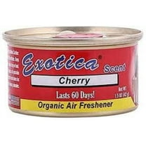 Exotica Car Air Freshener | Spill-proof Can | Organic | For Home & Auto | Long Lasting Freshness | (Pack of 12) (Cherry)
