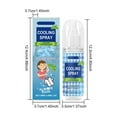 thumbnail image 3 of Cooling Agent Danhjin Cool Spray Portable Outdoor Body Coolings In Summer Spray Feels Cool Soothing And Non Greasy 50ml Makeup, 3 of 9