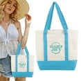 thumbnail image 4 of Trader Joe s Mini Canvas Tote Bags Pastel 2025 LIMITED EDITION Single or Set, 4 of 5