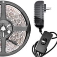 thumbnail image 1 of Biltek 2' Feet Warm White 36 LEDs Light SMD3528 On/Off Switch Control Kit 110V Plug - LED Strip Lighting Reading Strip Night Lamp Bulb Accent Waterproof 3528 SMD Flexible DIY 110V-220V, 1 of 6