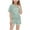 Army Green, variant on Girls Summer Outfit Sets, Crewneck 2 Piece Casual T-shirts with Shorts Sets Pink Size 7-8T