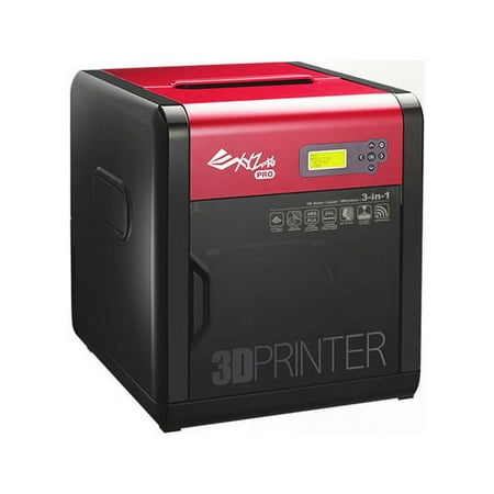 XYZprinting da Vinci 1.0 Pro 3in1 Wireless 3D Printer/Scanner 7.8''x7.8''x7.5'', Heated Bed, Upgradable Laser Engraver, 3rd Party Filaments