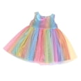 thumbnail image 4 of Vestido de Verano Colorido Manga Corta Ropa Diaria para Muñeca de 18 Pulgadas Sunnimix Falda de Muñeca Americana, 4 of 8