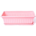 thumbnail image 1 of 1pc Plastic Vegetable Flowerpot – Breathable Rectangular Planter for Indoor Gardening, 1 of 6