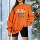 thumbnail image 1 of ICHUANYI Liquidación Mujeres Clásico Año Nuevo Navidad Impresión Cuello Redondo Manga Larga Suelta Sudadera Tops ICHUANYI WER202308243925, 1 of 7