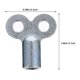 thumbnail image 2 of NUOLUX 10Ud Llave Cuadrada Para De Purga De Radiador Metal Plata Resistente, 2 of 8