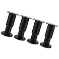 thumbnail image 1 of ETHZZLE 4Pcs Adjustable Black Furniture Legs Heavy Duty Support Table Replacement Legs for Wardrobe Desk Cabinet, 1 of 8