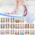 thumbnail image 4 of UOYOTT 1Pairs 3D Pattern Flip Flop Socks Funny Sock Summer Novelty Design Stocking, 4 of 6