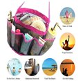 thumbnail image 4 of Shower Caddy Bag 8-pocket Mesh Caddy Bag Toiletry Storage Bag for Swim Beach, 4 of 7