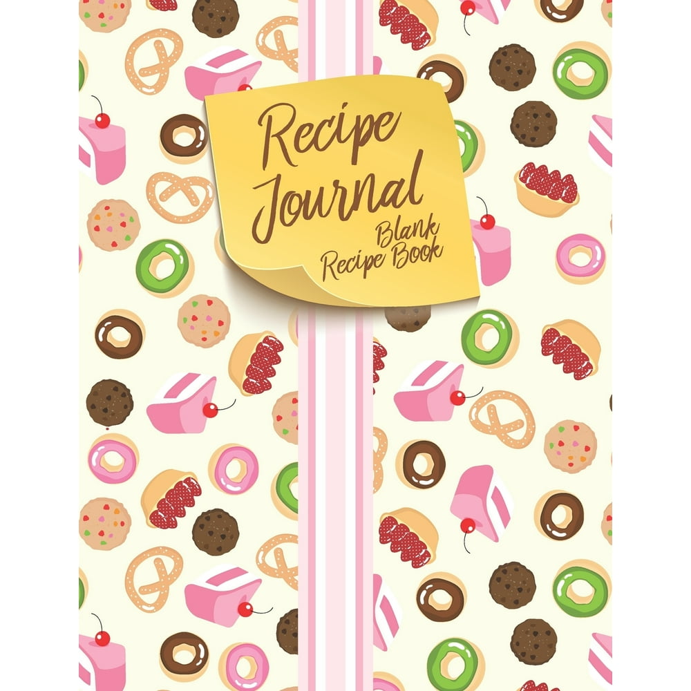 Blank Recipe Book Recipe Journal 8.5"x11" Notebook Cookbook Favorite
