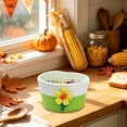 thumbnail image 6 of OANLKGI 7 in Cotton Rope Storage Basket With Cute Flower Decor Small Woven Organizer Bin Candy Holder For Halloween Thanksgiving Desktop Snack Key Makeup Home Tabletop Decor, 6 of 6