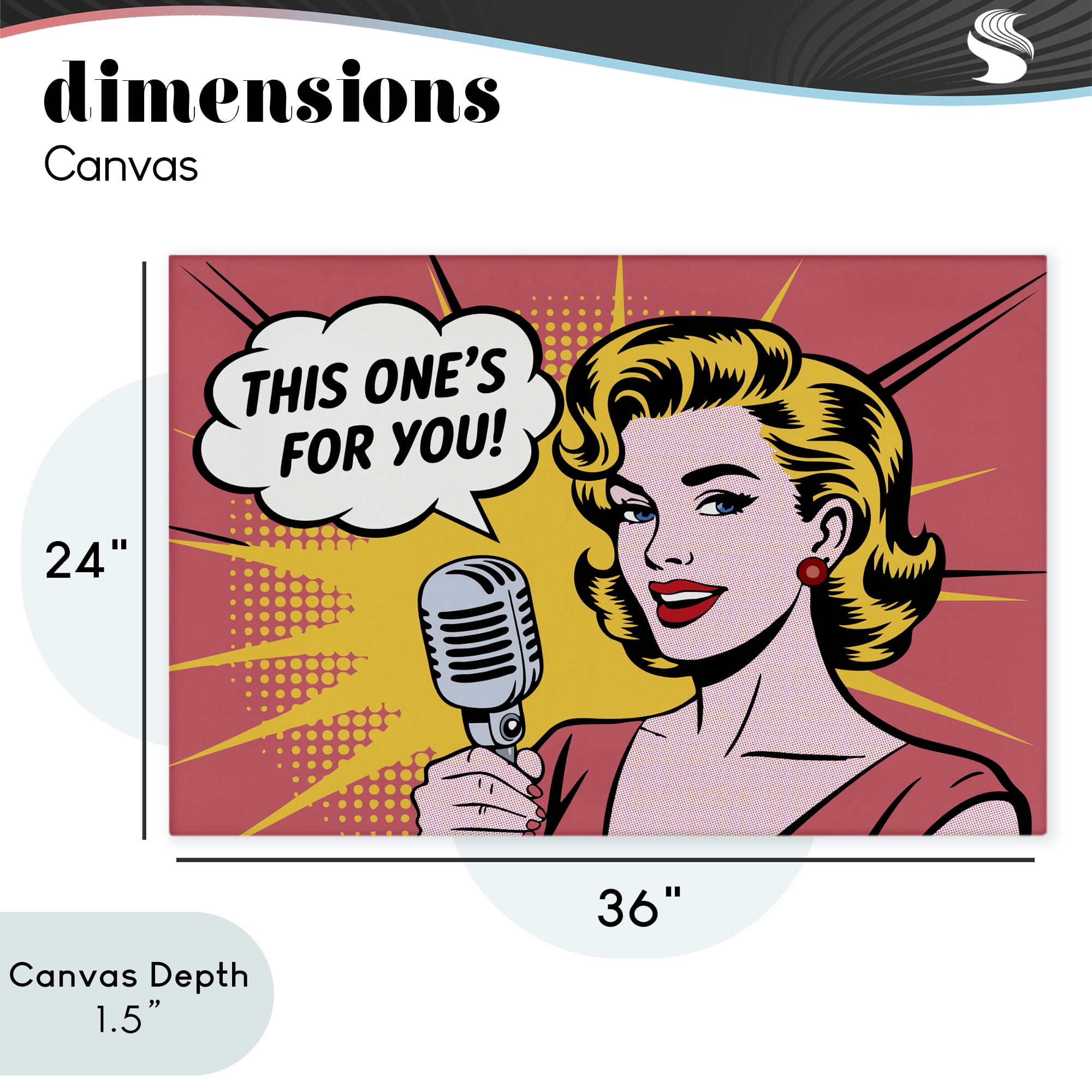 Stupell Industries This One's For You Canvas Wall Art, design by Andreas Magnusson