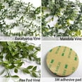 thumbnail image 3 of Eucalipto y enredadera de mandala, plantas colgantes artificiales con texturas detalladas para la decoración de la habitación del hogar, decoración multiusos fácil de cuidar ideal para espacios, 3 of 6
