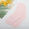 thumbnail image 2 of Unique Bargains 1 Pair Women's Comfortable Sleep Cozy Socks Light Pink 93% Polyester 7% Spandex, 2 of 5