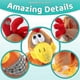 thumbnail image 4 of Electric plush toy crazy dancing chicken duck frog funny singing doll holding the neck screaming chicken, 4 of 5