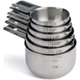 thumbnail image 1 of Juego de tazas medidoras Hudson Essentials de acero inoxidable, 6 piezas, 1 of 8