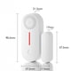 thumbnail image 3 of Tuya Wifi Sonido Y Luz Puerta Magnética Puerta Y Ventana Alarma Control Remoto Alarma Remota Eccomum Sensores de puerta, 3 of 7