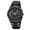 black, variant on Men's Digital Analog Dual Display Watch - Waterproof Military Sport Watch with Stainless Steel Band, Alarm, Luminous Light