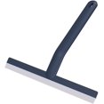 thumbnail image 1 of Shower Squeegee, Silicone Bathroom Squeegee With Long Handle, Universal Wall-Mounted Window Cleaning Tool Equipment, Non-Marking For Mirror Car Glass Window (Navy Blue), 1 of 5