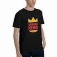 thumbnail image 2 of Burger King Logo Men'S Basic Short Sleeve T-Shirt Vogue Black Small, 2 of 8