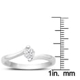 thumbnail image 5 of SuperJeweler Diamond Solitaire Promise Ring In White Gold For Women, 5 of 6