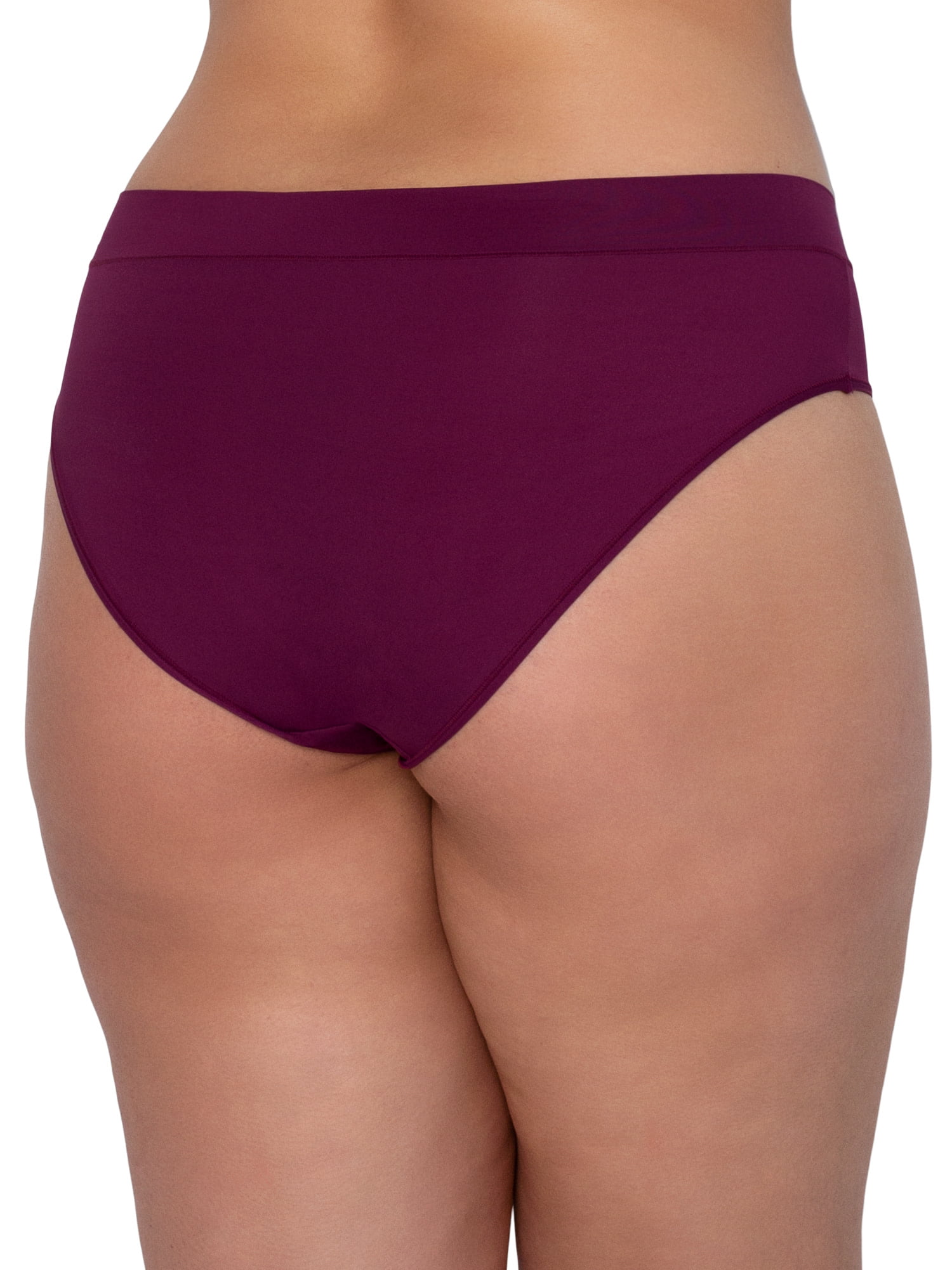 Buy PLEASURE Women's 93% Modal & 7% Spandex Hipster Mid Waist Panties (Size  L, Multicolor, Pack of 3) Model No: APMMBA14 at