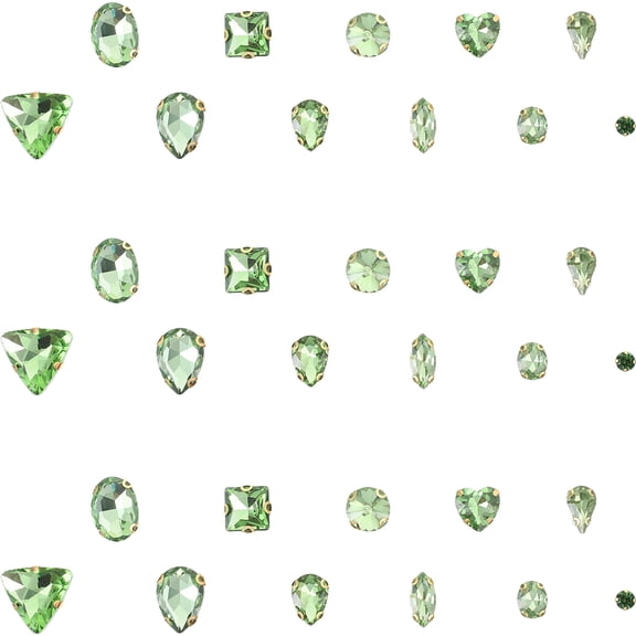 WORGEOUS 130Pcs Delicate Small Sew On Rhinestones For Hand Sewing And Decoration On Clothing Luggage