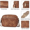 thumbnail image 2 of Gomayee Quilted Crossbody Bags for Women Vegan Leather Purses Small Shoulder Handbags with Wide Strap, 2 of 6