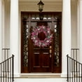 thumbnail image 3 of RKSTN Fall Decorations for Home 45cm Spring Leaf Wreath Plastic Artificial Plant Home Decoration Wreath Front Door Decorations, 3 of 8