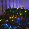 thumbnail image 3 of Perfect Holiday 100 LED Multicolor Fairy String Lights, 32 Ft Long Green Wire with Waterproof Connector for Christmas, 3 of 5